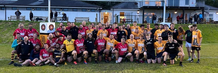 50 players from across the island took part in a pre-season friendly at Vagabonds Rugby Club on Friday evening