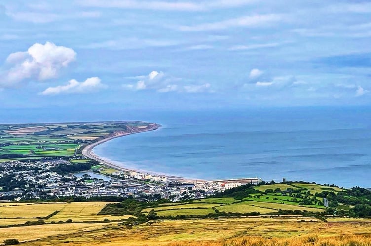 View of Ramsey from North Barrule