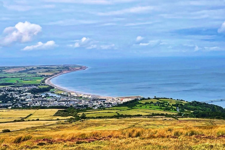 View of Ramsey from North Barrule