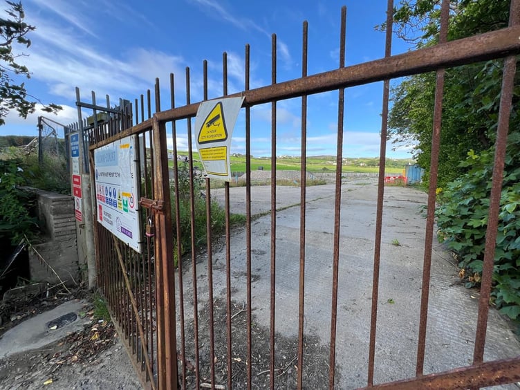 The site behind the Station Pub in Port St Mary, which was close to becoming the new home of the village's Bowling Club
