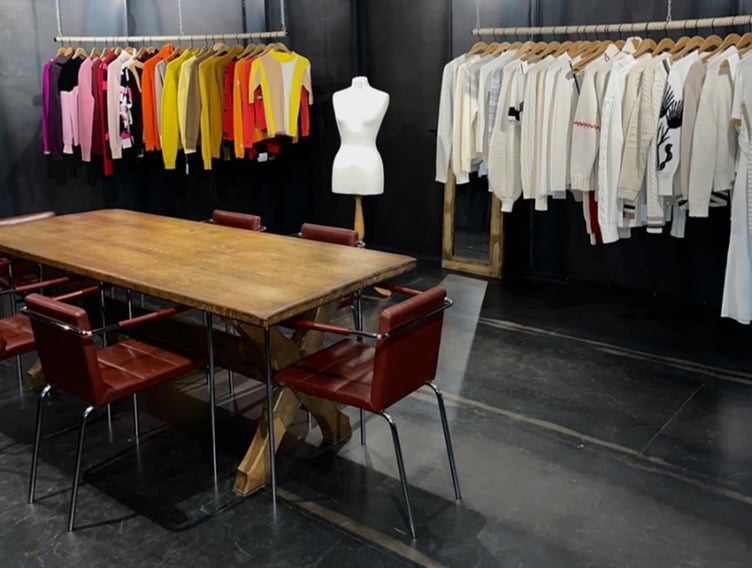 The Albion Knitting Company specialises in fully fashioned knitwear