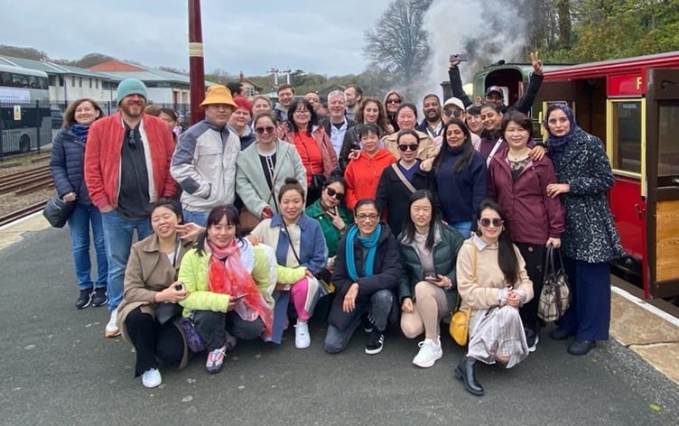 The Albion Knitting Company visit the Isle of Man during the 2023 TT races