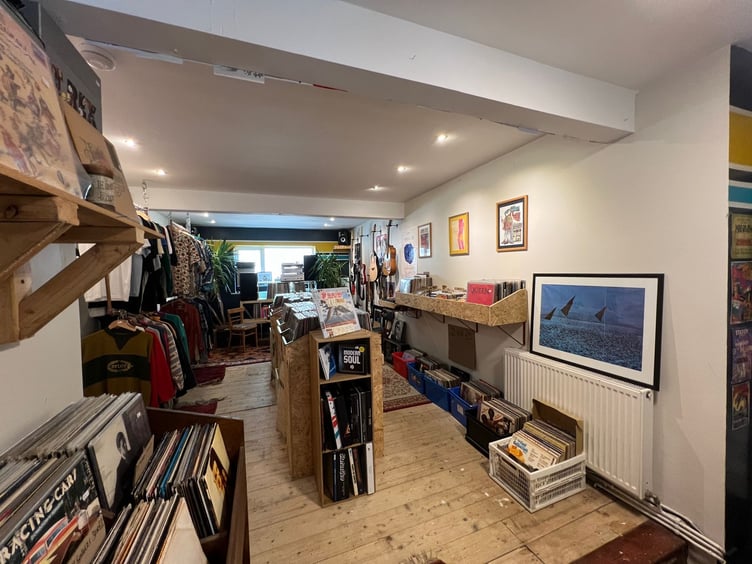 Upstairs in the shop