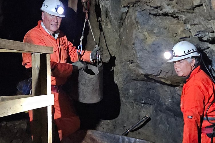 Working at the mine face