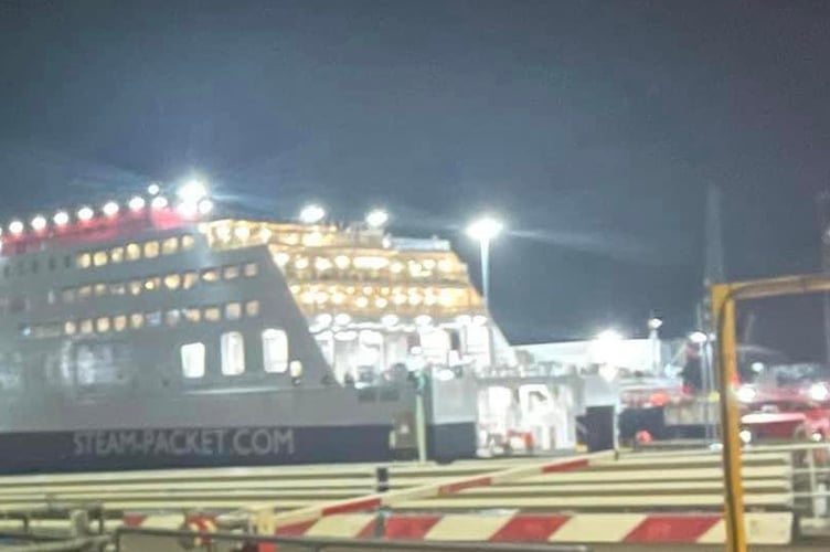 The Manxman after the incident in Heysham