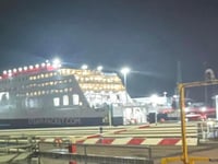 Pictures show damage to Steam Packet's Manxman in incident overnight 