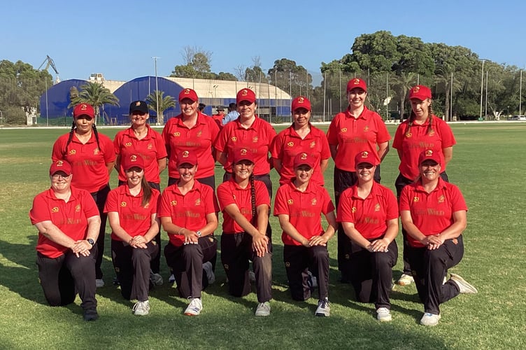 The Isle of Man women's cricket team in Malta