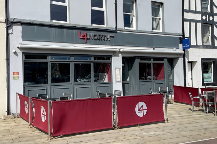 The 14North restaurant in North Quay, Douglas
