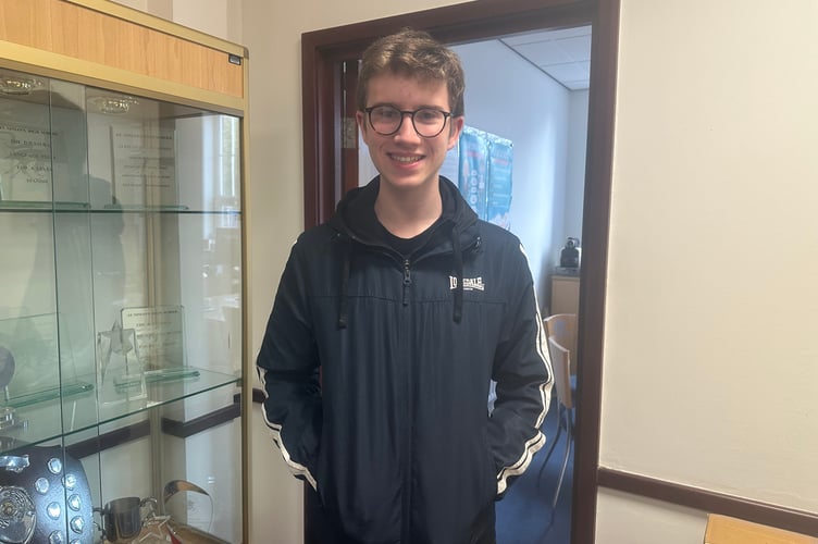 Jamie Corkill plans to stay on for sixth form with his excellent set of results. 