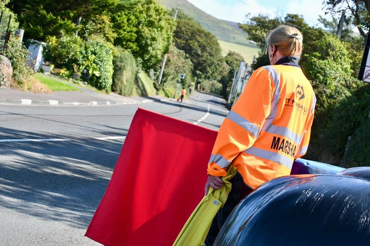 The red flag incident at the Manx Grand Prix on Saturday