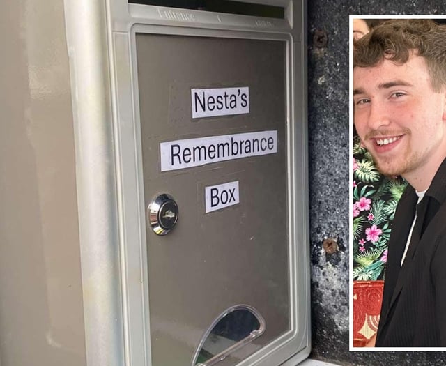 Moving memory box installed for bank worker, 21, who died in crash