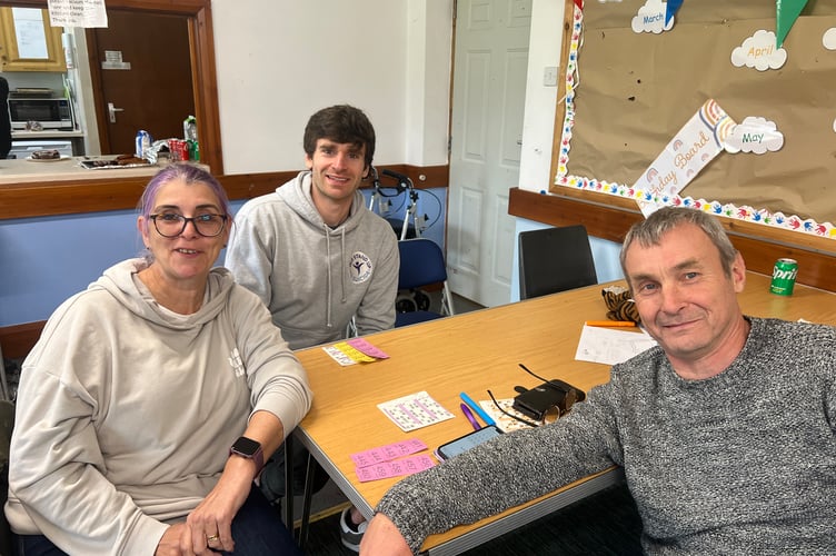 Isle Stand Up To Suicide's Ollie Chrzanowski-Smith with Rosalie and Richard Beaumont 