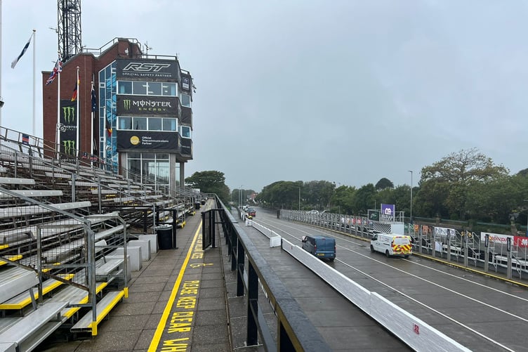 Wet weather dogged this year's Manx Grand Prix