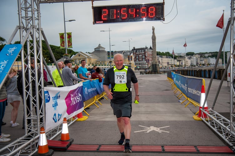 Sir John Lorimer finished 63rd in last year's Parish Walk