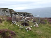 Warning to visitors as sinkhole appears at island beauty spot