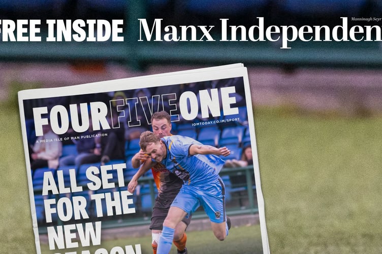 Don’t miss the FourFiveOne football supplement free inside today’s Manx Independent.