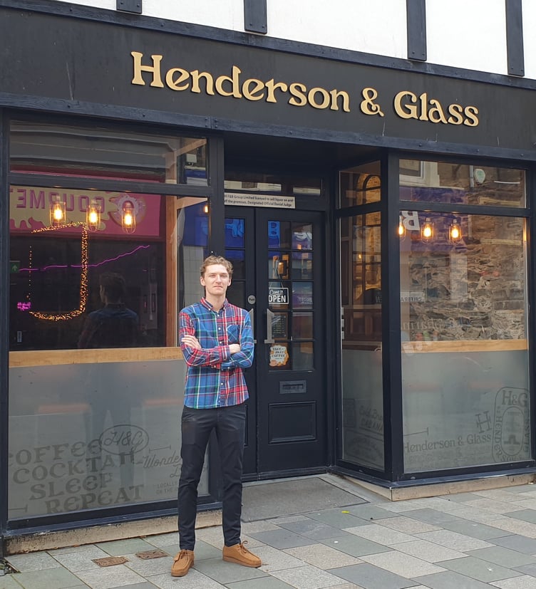 Charlie Clague at Henderson and Glass in Castle Street