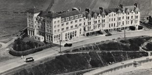 The gigantic seaside hotel which attracted hundreds in its heyday