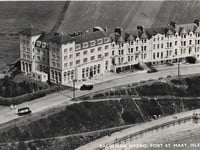 The gigantic seaside hotel which attracted hundreds in its heyday