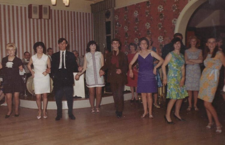 A staff party at the hotel in September 1967