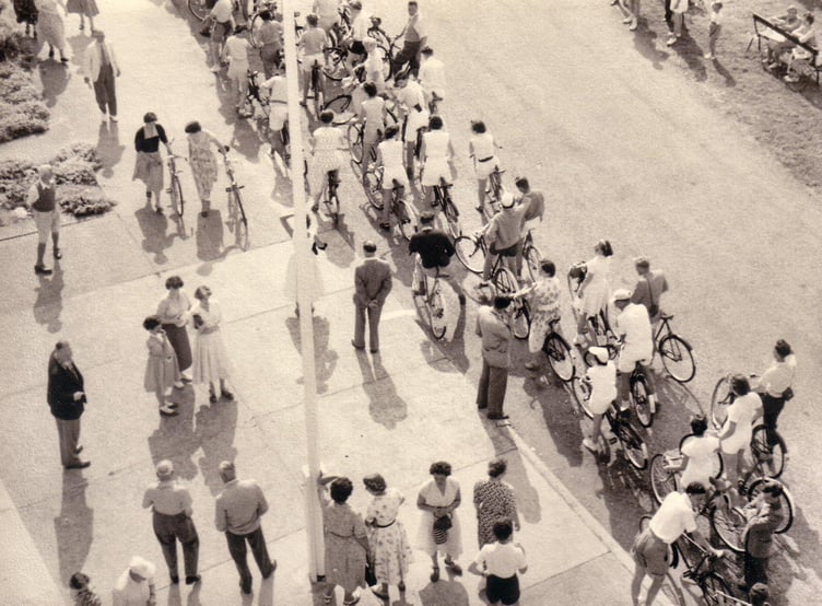 A 'cycle tour' from Balqueen to Rushen Abbey in 1955