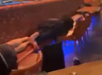 Video shows ferry passengers sleeping in restaurant after cancellation