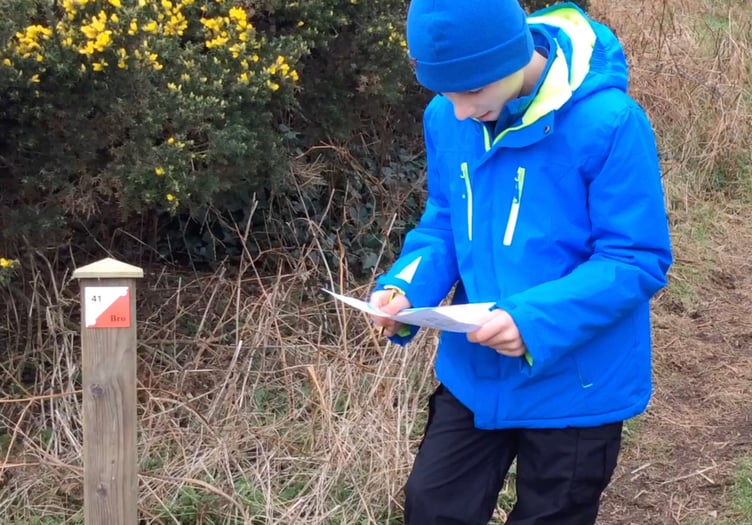 An orienteering event on Bradda Head