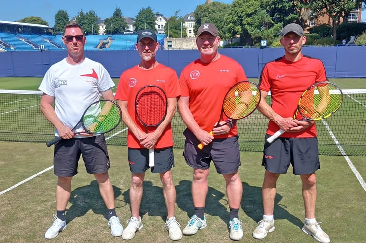 The Isle of Man tennis players that competed in Lawn Tennis Association's Men’s Over-35 County Cup at Eastbourne recently