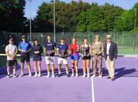 Farnworth and Clarke dominate senior tennis championships