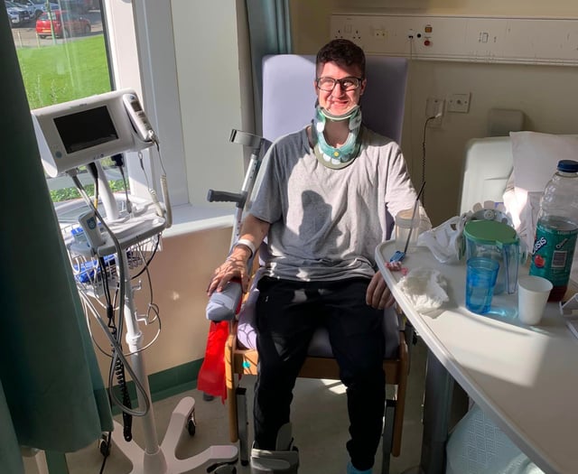 Manx Grand Prix rider 'feeling lucky to be here' following crash