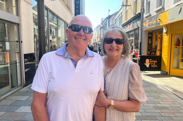 John and Mary Lindon, from Port Erin