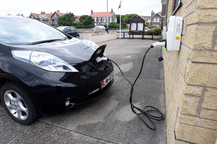 Charging ports for electric vehicles in Port Erin