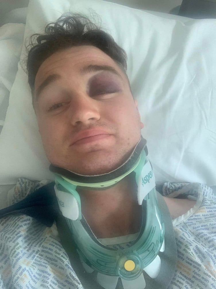 Chris Moffitt in Aintree University Hospital