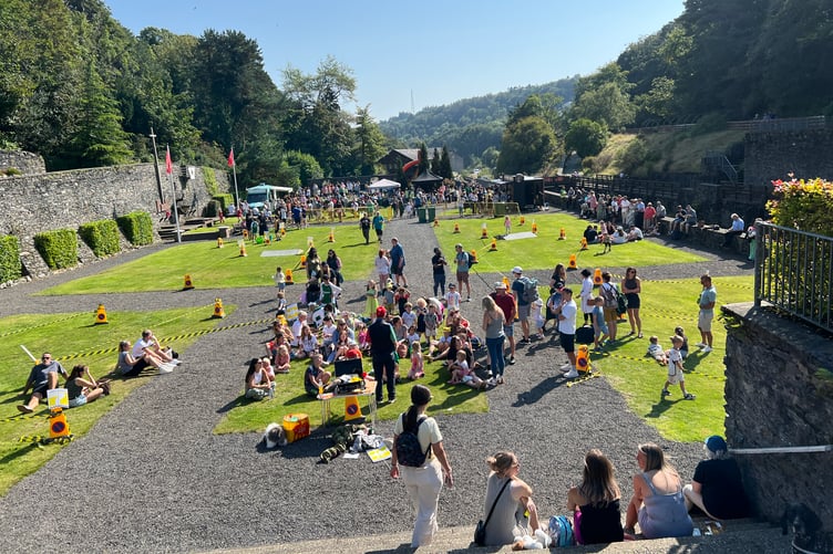 The Laxey and Lonan Heritage Trust event was based at the Washing Floors