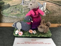 The story of the fur fabric Jurby Mice which are currently on display