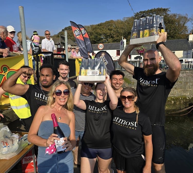 The Utmost International team celebrate their win