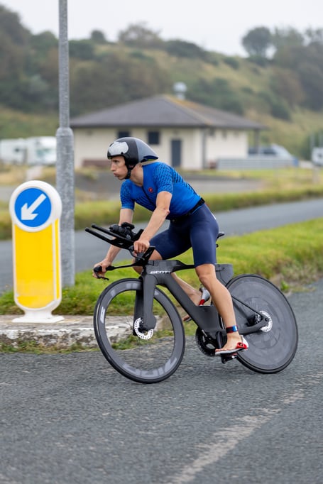 Andrew Isaac was the winner of the open class in last weekend's 1886 Triathlon Championship (Photo:  DK Photography)