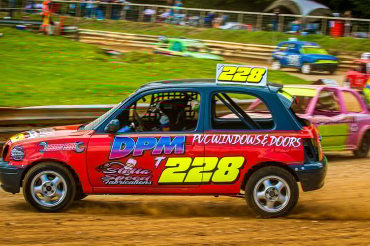 Dylan Westbrook in action at the Tongham Motor Club track in Surrey recent where he picked up a most improved driver award (Photo: Mirrorbox Studios)