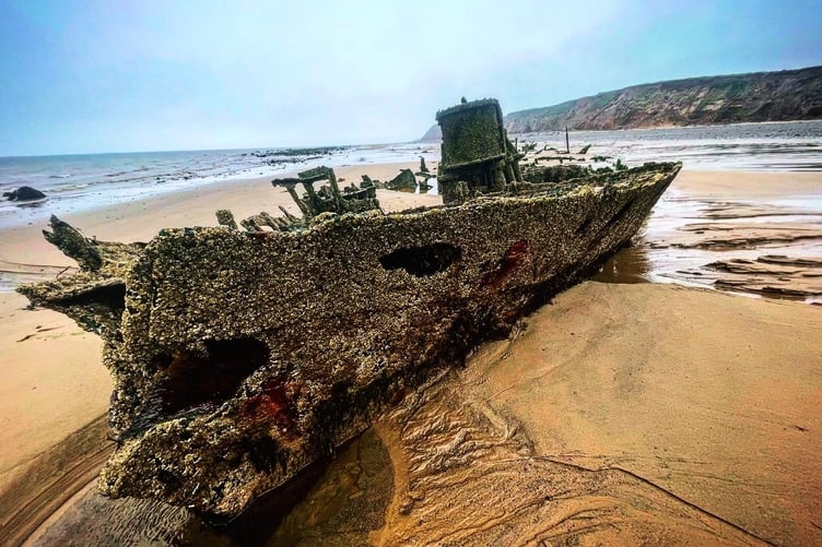 The shipwreck at Jurby