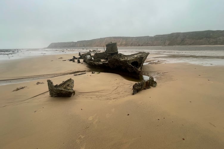 The shipwreck at Jurby