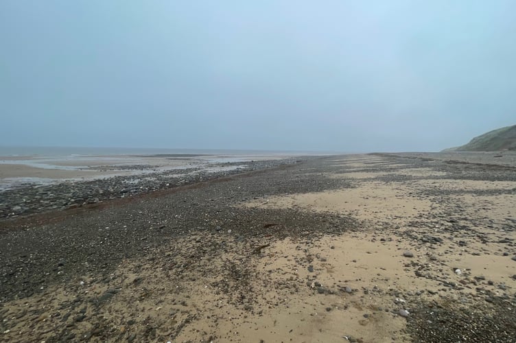 Jurby beach at low tide