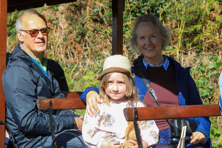All smiles at the Groudle Glen Railway Steam Gala Day
