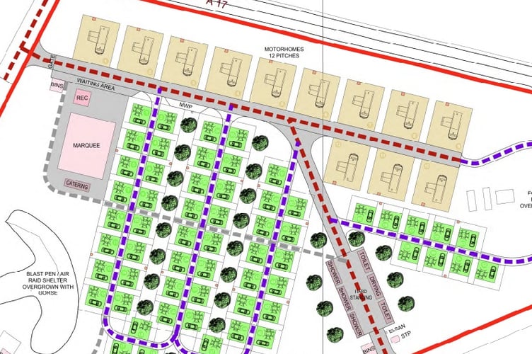Part of the former Andreas airfield could become a campsite under new proposals