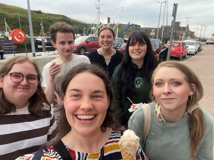 The founding members of the UNESCO Biosphere Isle of Man Youth Network