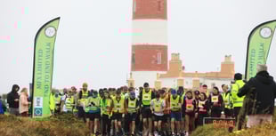 Drone footage of the End to End Walk 