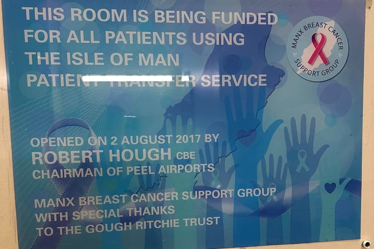 The patient quiet room at Liverpool John Lennon Airport