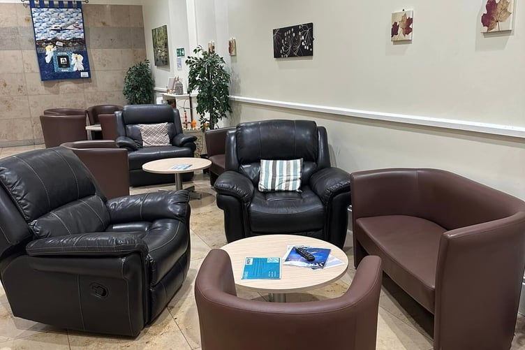 The patient quiet room at Liverpool John Lennon Airport