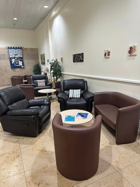 The patient quiet room at Liverpool John Lennon Airport