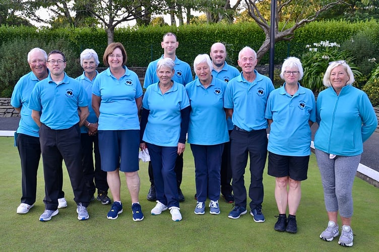 Mixed Team Plate winners Port Erin (Photo: Arnie Withers) 