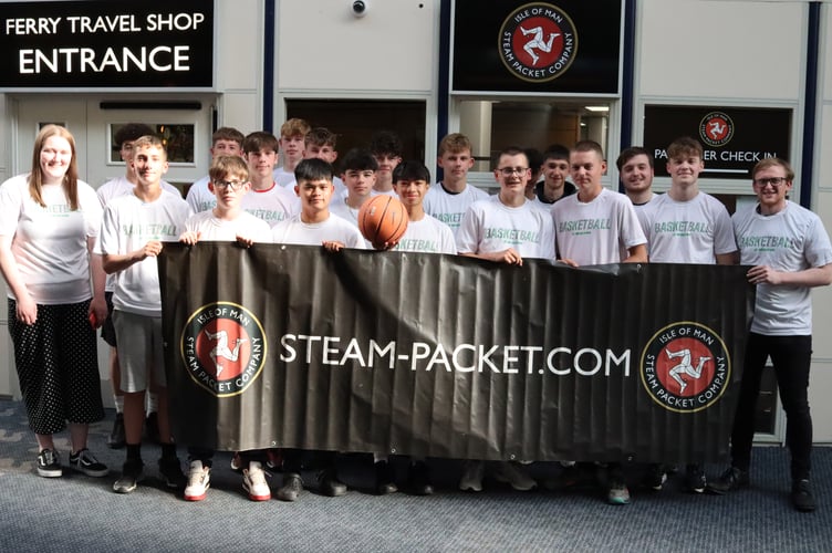 The Isle of Man basketballers and coaches that attended a week-long NBC Camp held in Malvern, Worcestershire recently